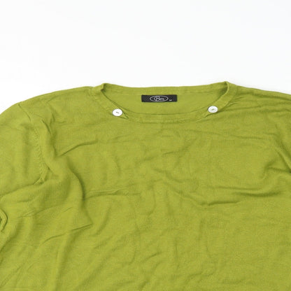 BM Womens Green   Pullover Jumper Size M