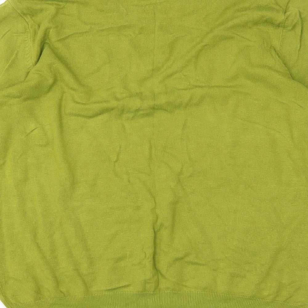 BM Womens Green   Pullover Jumper Size M