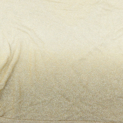 BHS Womens Gold   Pullover Jumper Size 18