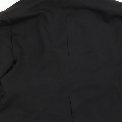 Womens UK Size L Preworn Regular Black Suit Jacket