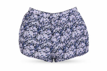 Divided by H&M Womens Blue Floral  Hot Pants Shorts Size 10