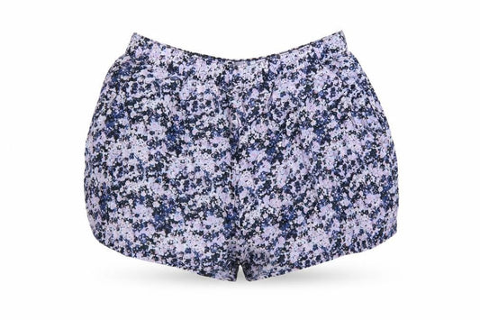 Divided by H&M Womens Blue Floral  Hot Pants Shorts Size 10