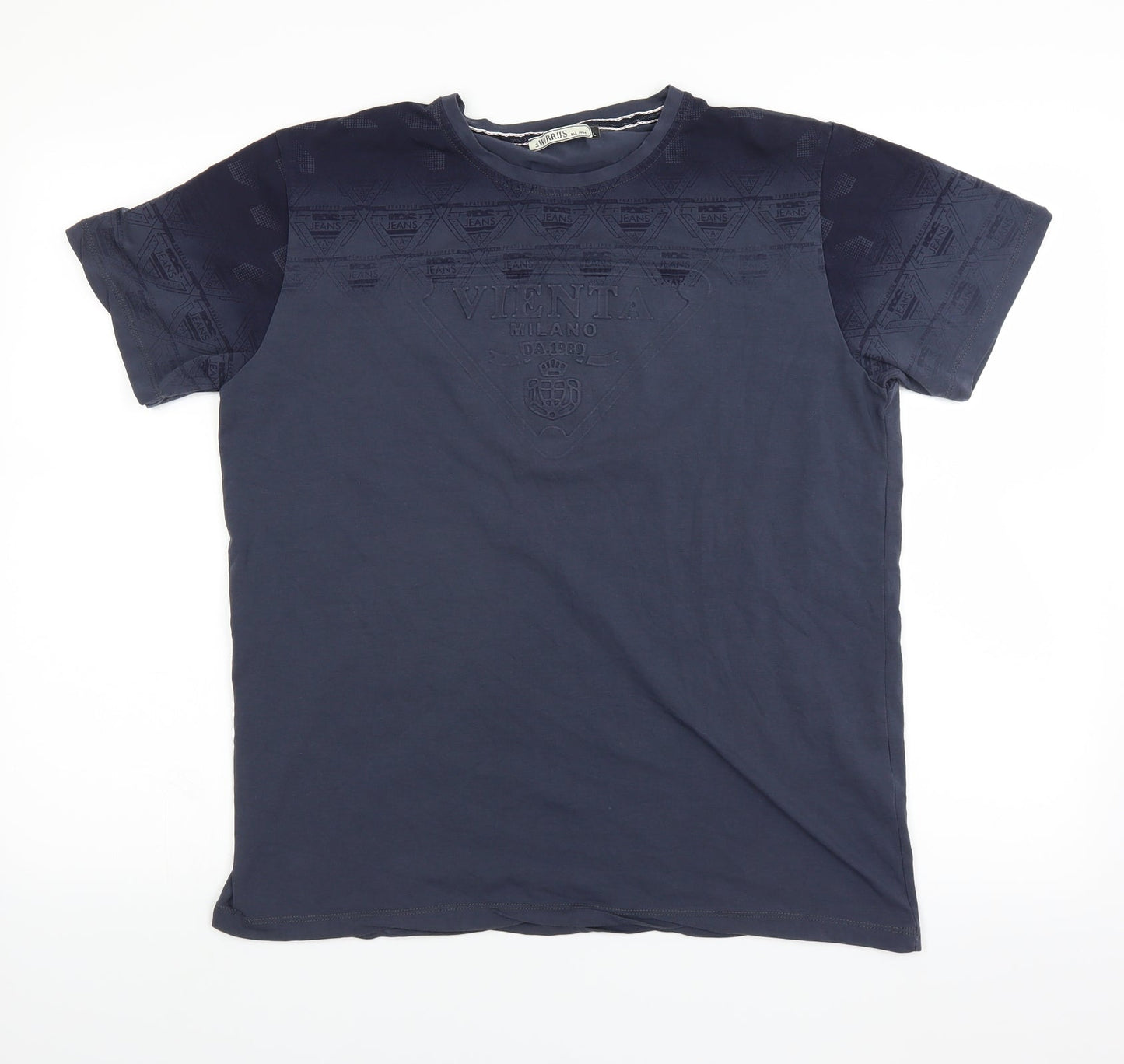 wirrus Mens Blue    T-Shirt Size L