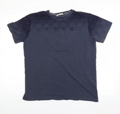 wirrus Mens Blue    T-Shirt Size L