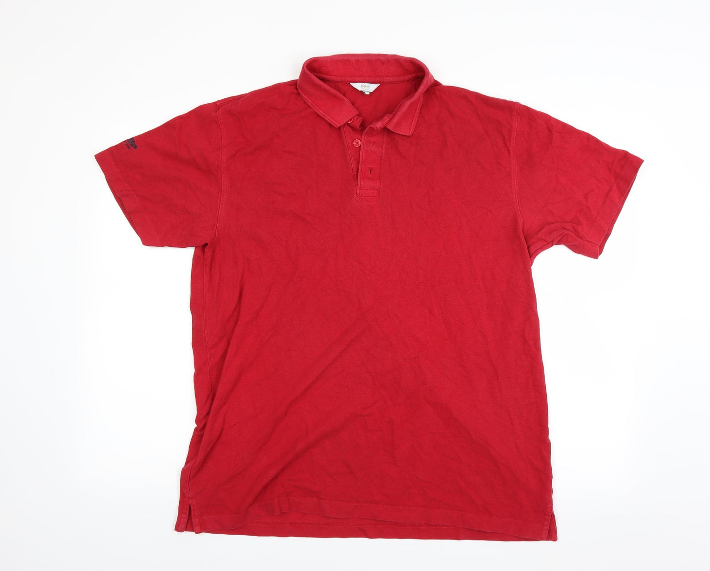 Cotton Traders Mens Red    Polo Size L