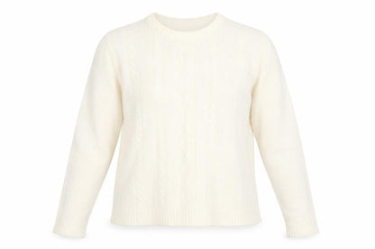 Bonmarché Womens Ivory Pullover Jumper Size M