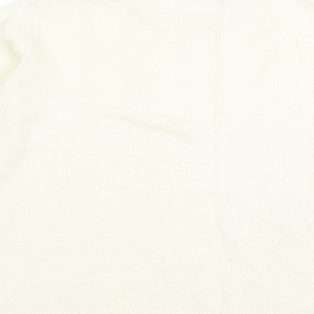 BM Womens Ivory   Pullover Jumper Size M
