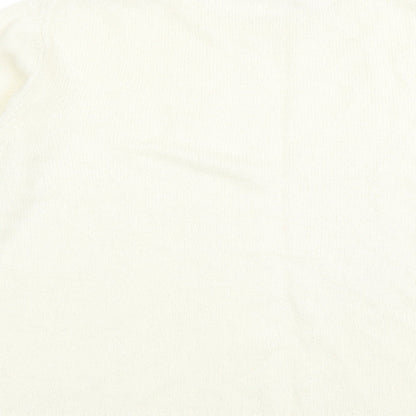 BM Womens Ivory   Pullover Jumper Size M