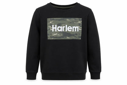 Primark Boys Black   Pullover Sweatshirt Size 10-11 Years  - harlem