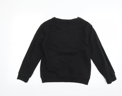 Primark Boys Black   Pullover Sweatshirt Size 10-11 Years  - harlem