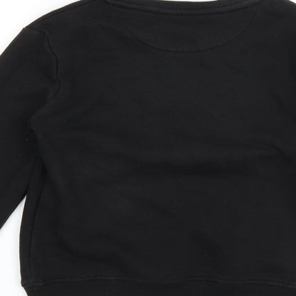 Primark Boys Black   Pullover Sweatshirt Size 10-11 Years  - harlem