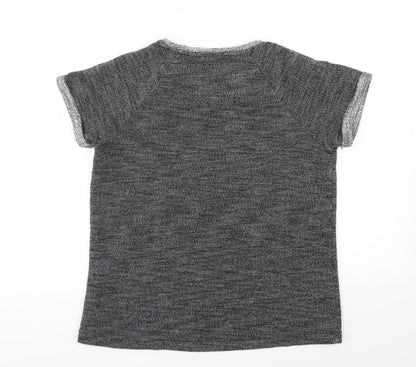 ESMARA Womens Grey  Knit Pullover Jumper Size M