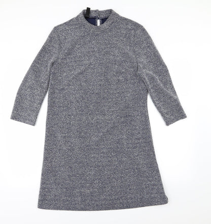 Edition Womens Blue  Knit Jumper Dress  Size M