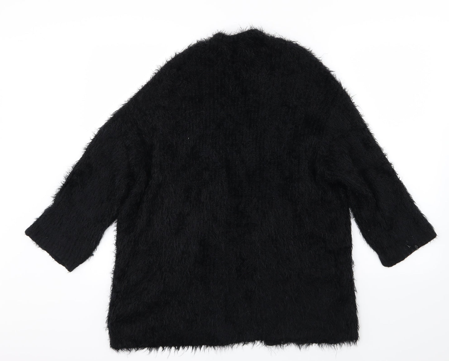 H&M Womens Black  Knit Cardigan Jumper Size XS