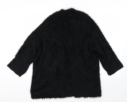 H&M Womens Black  Knit Cardigan Jumper Size XS