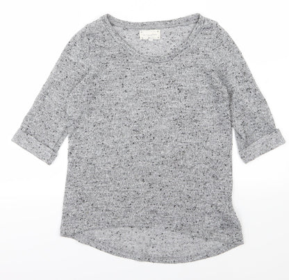 New Look Womens Grey  Knit Pullover Jumper Size 12