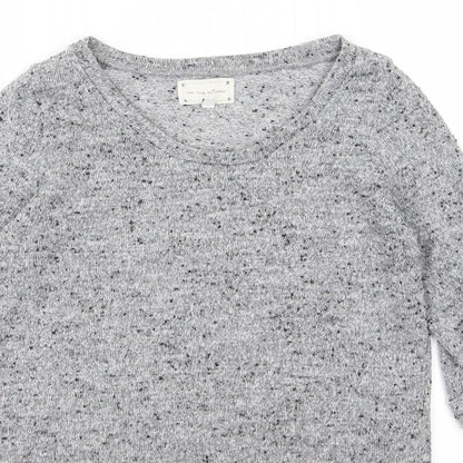New Look Womens Grey  Knit Pullover Jumper Size 12