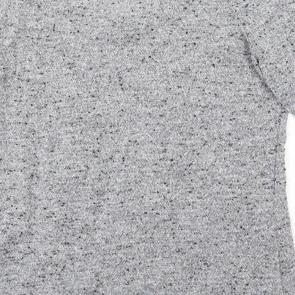 New Look Womens Grey  Knit Pullover Jumper Size 12