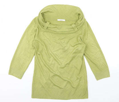 Marks & Spencer Womens Green  Knit Pullover Jumper Size 10