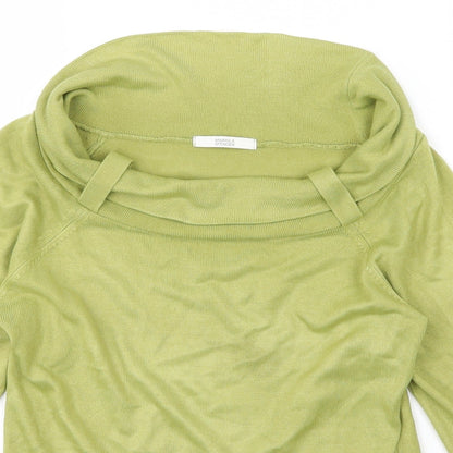 Marks & Spencer Womens Green  Knit Pullover Jumper Size 10