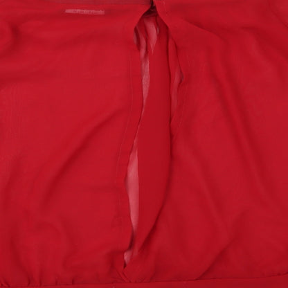 Womens UK Size 16 Select Red Basic Blouse