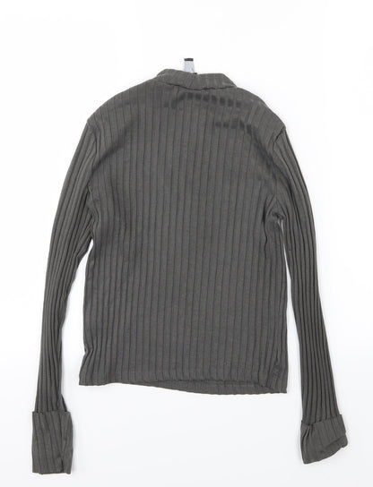 Primark Womens Grey  Knit Pullover Jumper Size XS