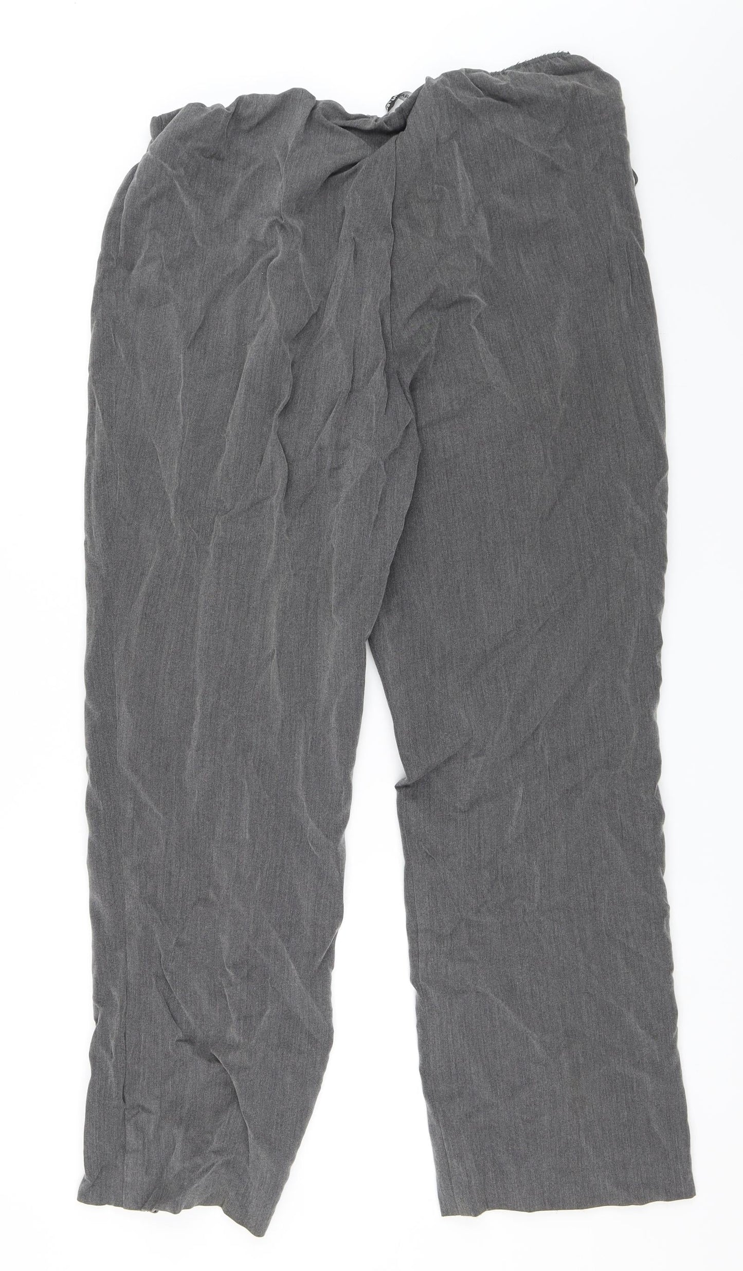 Womens UK Size 18 Preworn Regular Fit  Grey Trousers