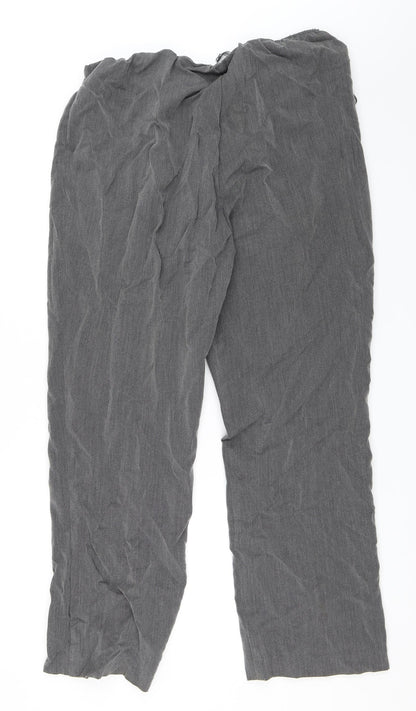 Womens UK Size 18 Preworn Regular Fit  Grey Trousers
