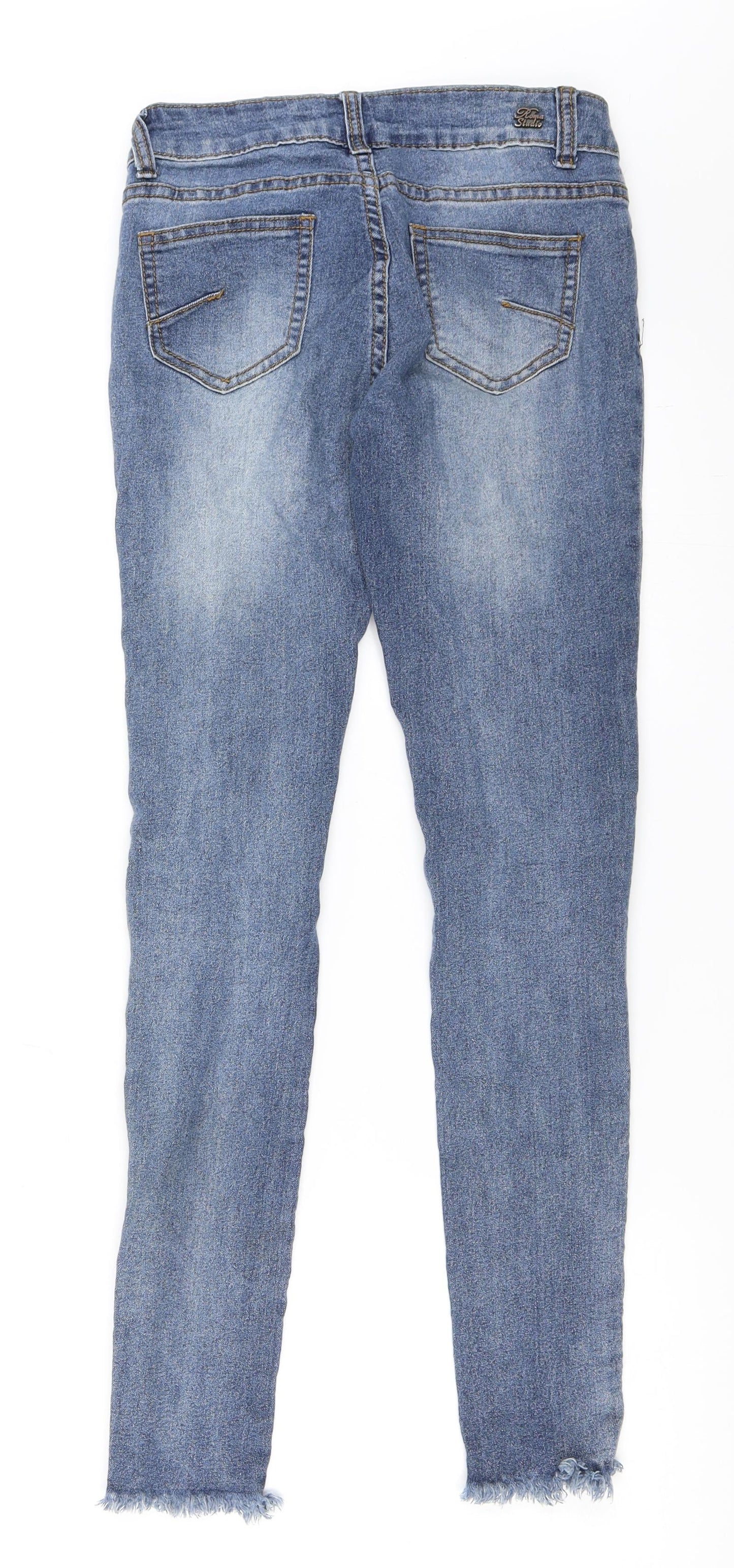 Roma Studio Womens Blue  Denim Skinny Jeans Size S L28 in