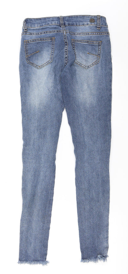 Roma Studio Womens Blue  Denim Skinny Jeans Size S L28 in