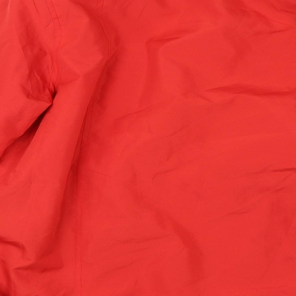 Preworn Womens Red   Windbreaker Coat Size 14