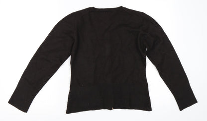 Linea Womens Brown   Cape Jumper Size L