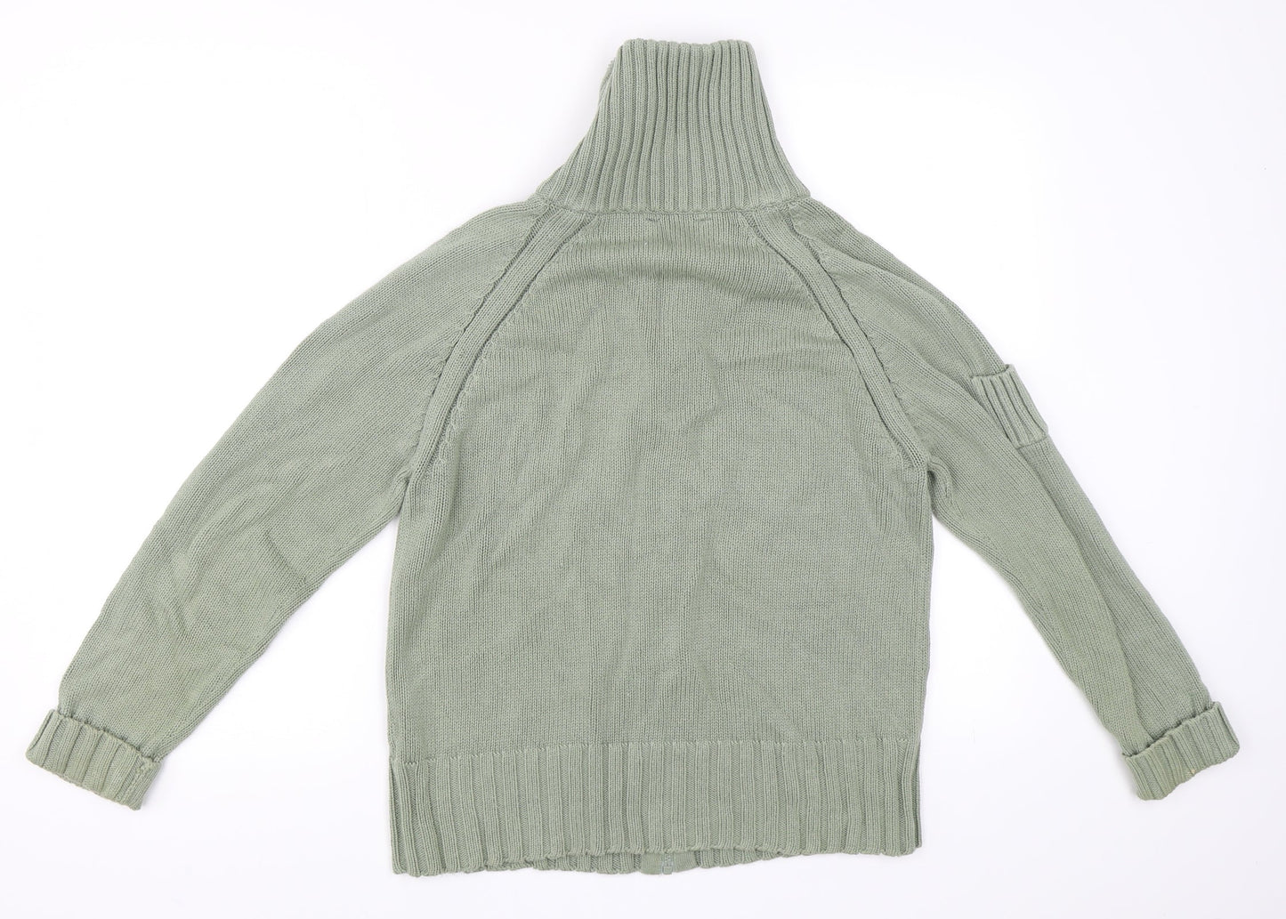 Maine New England Womens Green   Full Zip Jumper Size 14