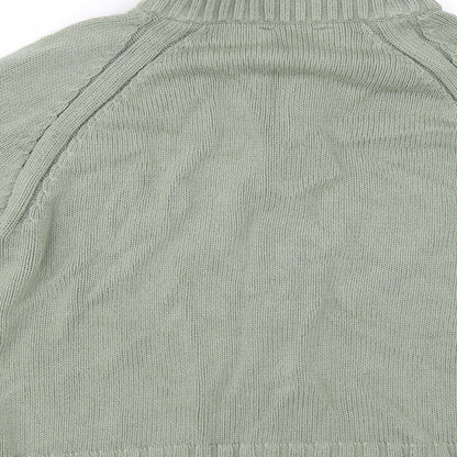 Maine New England Womens Green   Full Zip Jumper Size 14