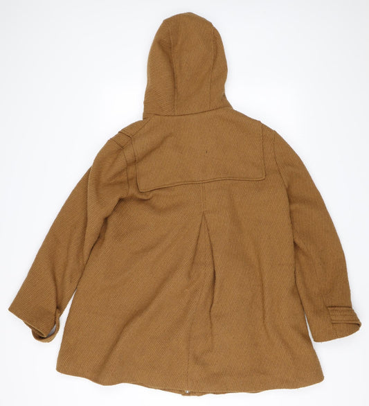 Preworn Womens Beige   Overcoat Coat Size M