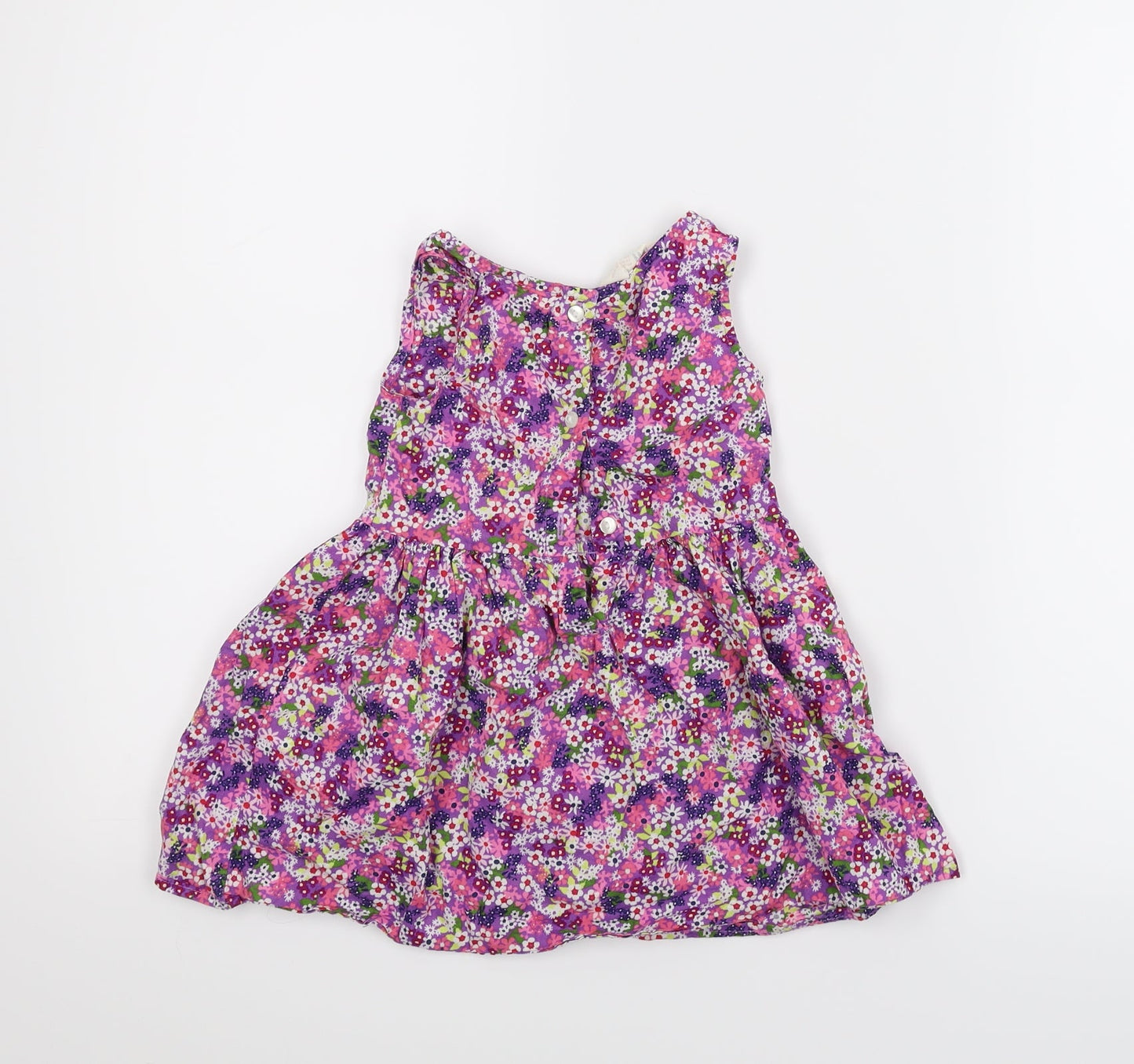 H & M Girls Multicoloured Floral  A-Line  Size 2-3 Years