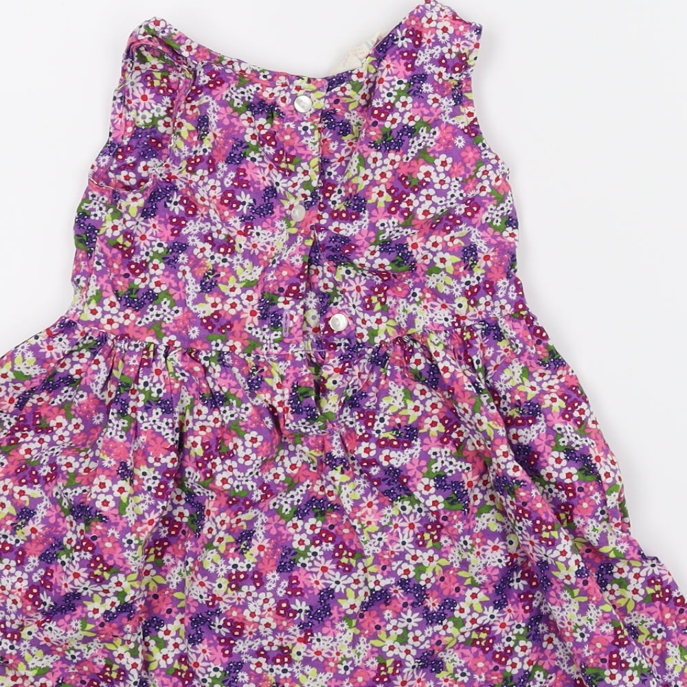 H & M Girls Multicoloured Floral  A-Line  Size 2-3 Years