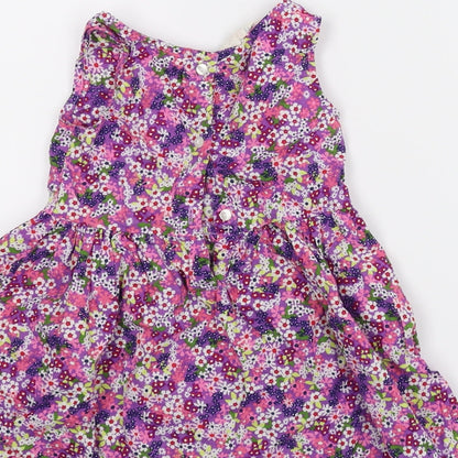 H & M Girls Multicoloured Floral  A-Line  Size 2-3 Years
