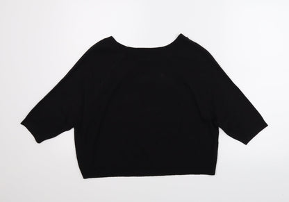 F&F Womens Black   Pullover Jumper Size 8