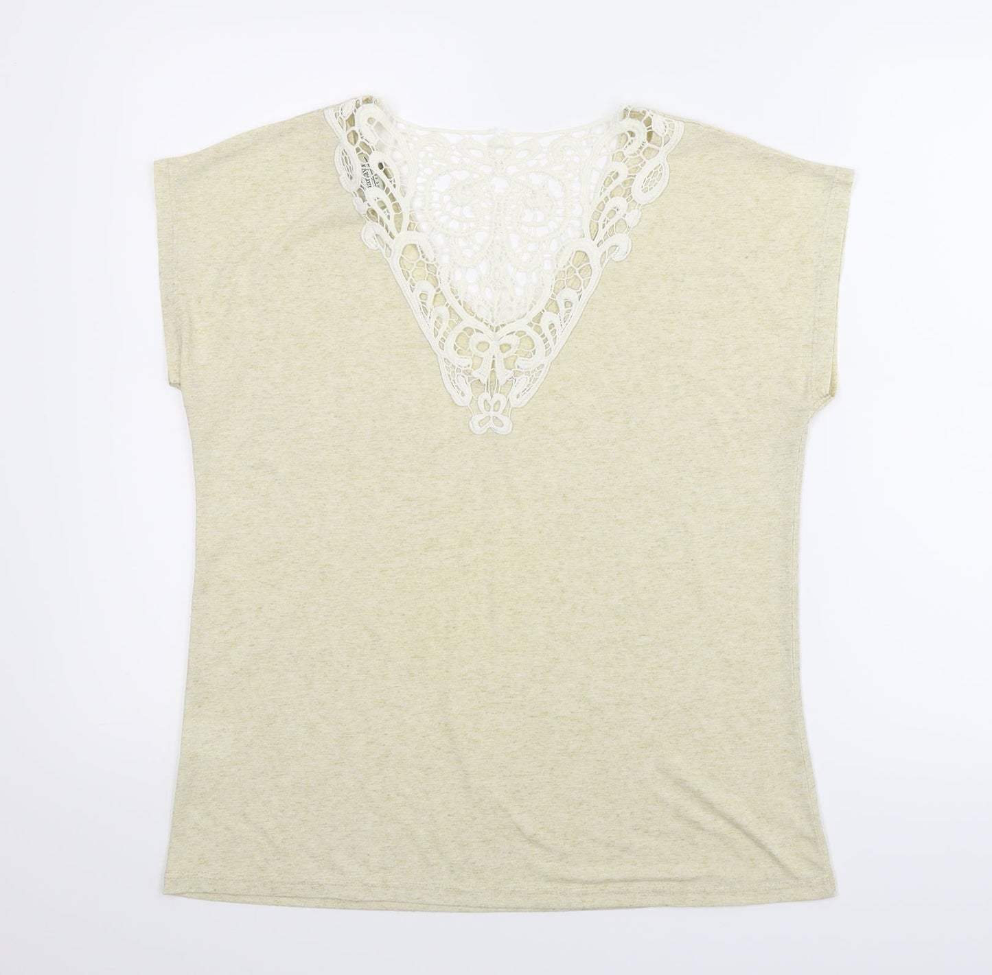 Papaya Womens Beige   Basic Blouse Size 12