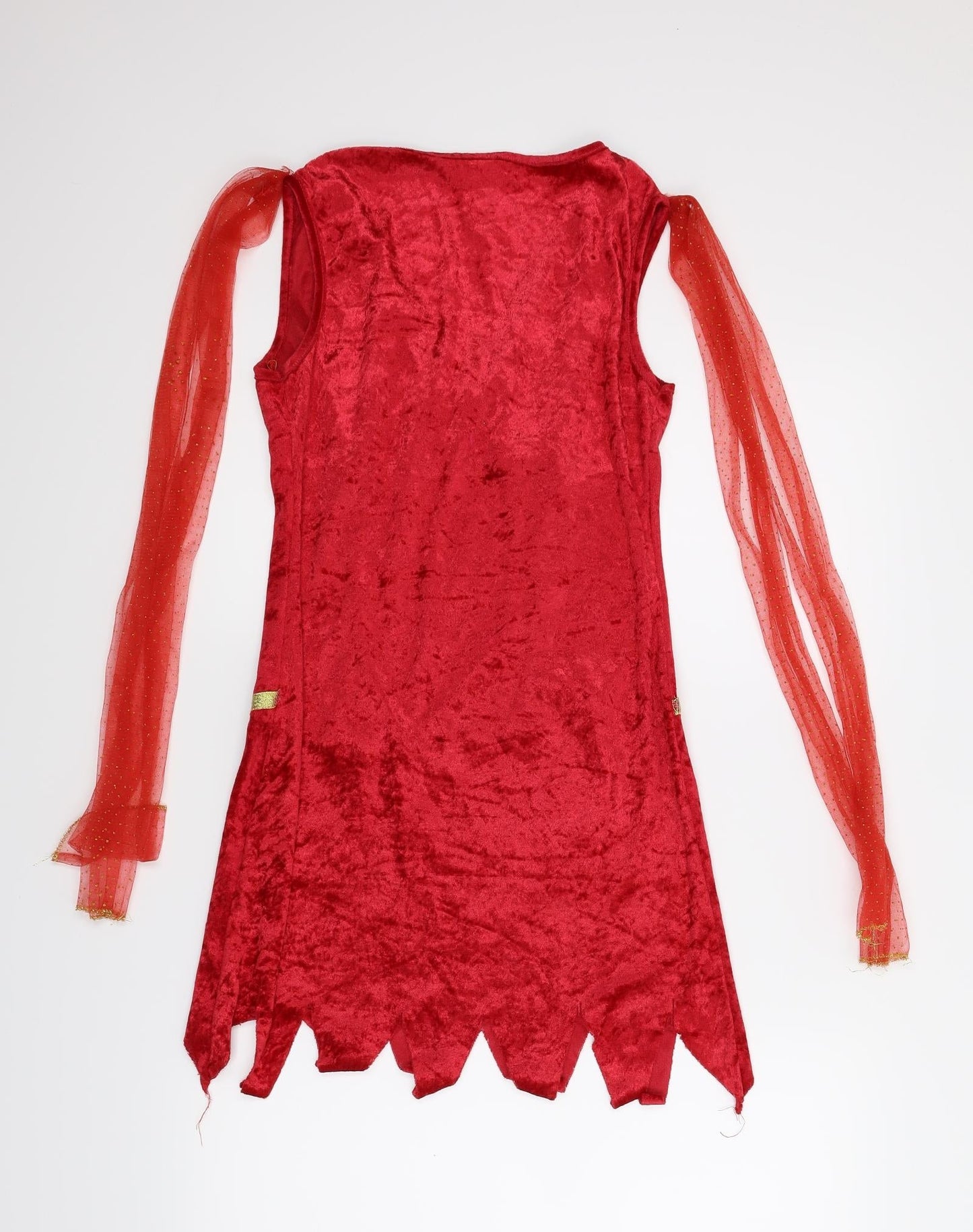Smiffys Girls Red   A-Line  Size 10 Years  - Costume
