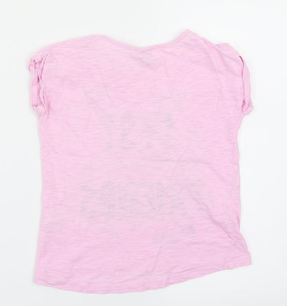 TU Girls Pink   Basic T-Shirt Size 7 Years