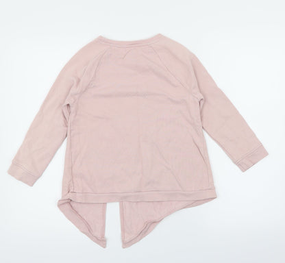 Next Girls Pink   Pullover Sweatshirt Size 8 Years