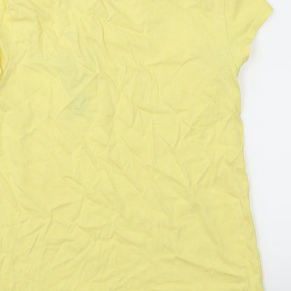 Gap Girls Yellow   Basic T-Shirt Size 2XL