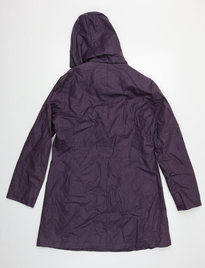 Womens UK Size 12 Per Una Purple Anorak Coat