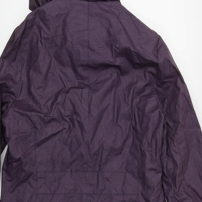 Womens UK Size 12 Per Una Purple Anorak Coat