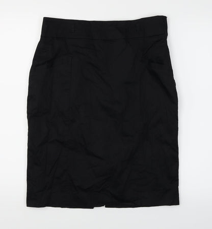 H&M  Womens Black   A-Line Skirt Size 14