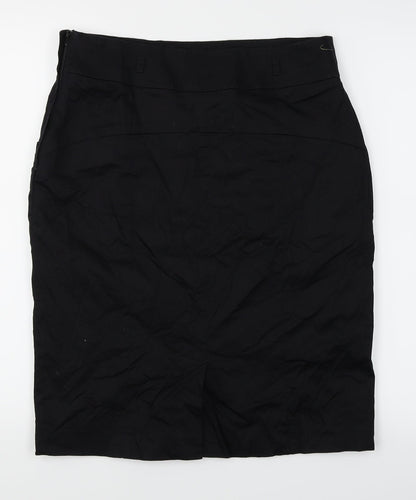 H&M  Womens Black   A-Line Skirt Size 14