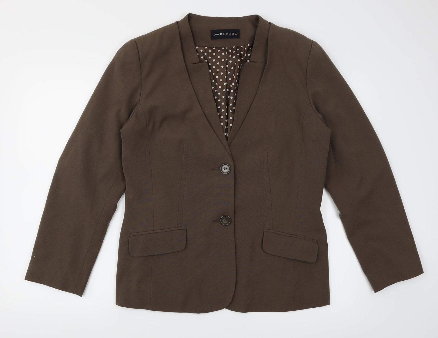 Womens UK Size 14 Wardrobe Regular Brown Suit Jacket