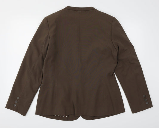 Womens UK Size 14 Wardrobe Regular Brown Suit Jacket